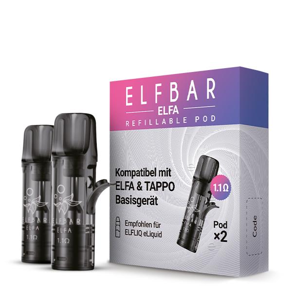 ELFBAR Nachfll Pods (2x2ml) fr Deinen ELFA Akkutrger egogreen ELFBAR Nachfll Pods (2x2ml) fr Deinen ELFA Akkutrger egogreen