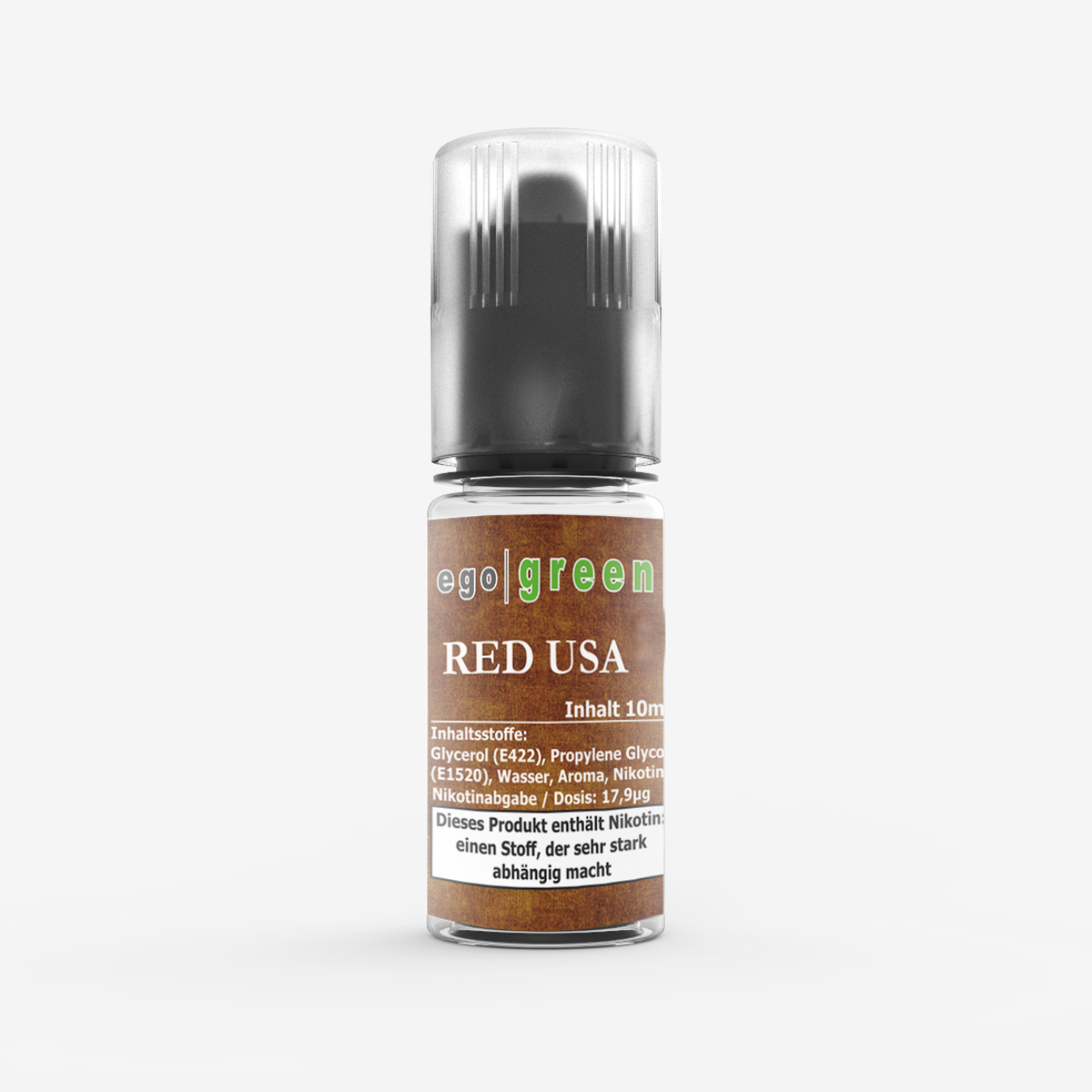 Red USA Tabak e-Liquid 10ml egogreen Red USA Tabak e-Liquid 10ml egogreen