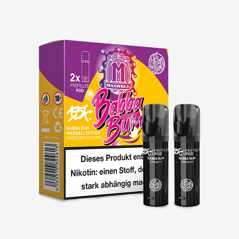 187 Doppel-Pods (2x2ml) 20mg Babba Bum egogreen 187 Doppel-Pods (2x2ml) 20mg Babba Bum egogreen