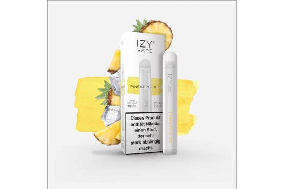 IZY One 600 e-Shisha Pineapple ICE mit leckerem Ananas Geschmack im Shop bestellen