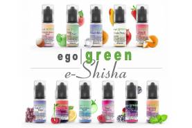 egogreen e-Shisha Liquids mit intensiven Geschmäckern auf Nikotinsalz-Basis kaufen