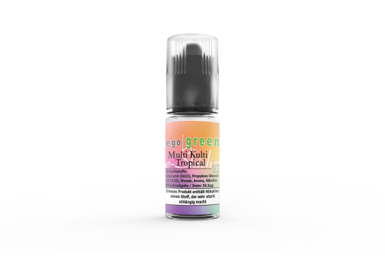 e Shisha Liquid Nikotinsalz egogreen Multi Kulti Tropical Selection im online Shop kaufen