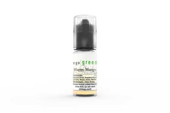 e Shisha Liquid Nikotinsalz egogreen Happy Mango Selection im online Shop kaufen