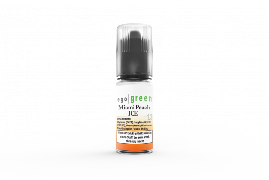 e Shisha Liquid Nikotinsalz egogreen Miami Peach ICE im online Shop kaufen e Shisha Liquid Nikotinsalz egogreen Miami Peach ICE im online Shop kaufen