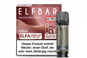 Elfbar ELFA POD-System Cola pre-filled POD's 2x2ml günstig kaufen