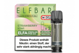 Elfbar ELFA POD-System Strawberry Kiwi pre-filled POD's 2x2ml günstig kaufen