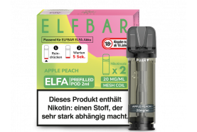 Elfbar ELFA POD-System Apple Peach pre-filled POD's 2x2ml günstig kaufen