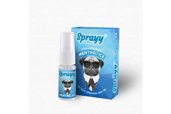 Menthol Spray für Zigaretten, Heets & GLO mit Geschmack SPRAYY® Menthol ICE