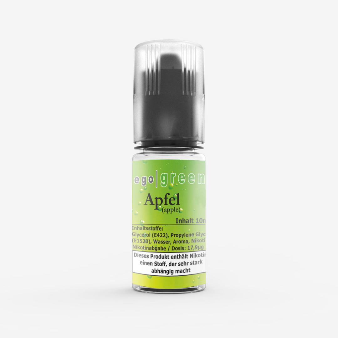 Apfel (apple) e-Liquid 10ml egogreen Apfel (apple) e-Liquid 10ml egogreen