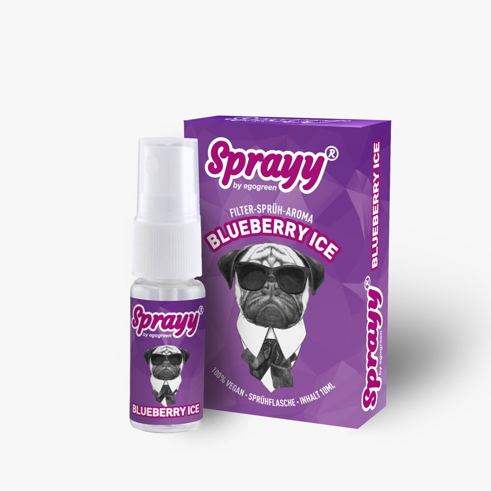 SPRAYY Blueberry ICE fr Tabak Zigaretten, Heets & NEO Sticks egogreen SPRAYY Blueberry ICE fr Tabak Zigaretten, Heets & NEO Sticks egogreen