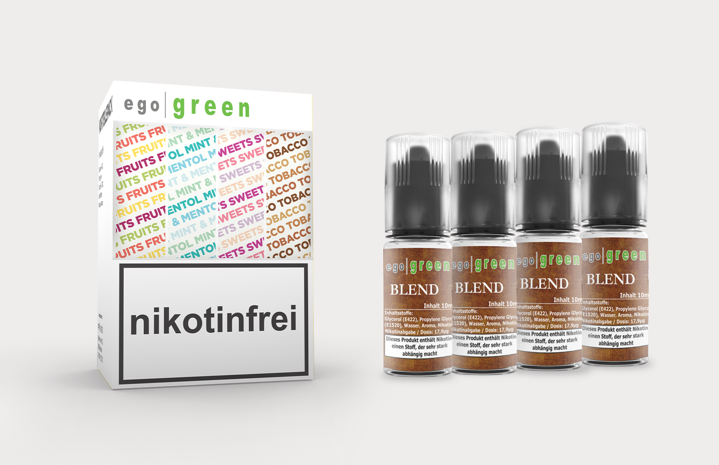 Blend Tabak e-Liquid günstig im Vorteilspack 4x10ml kaufen