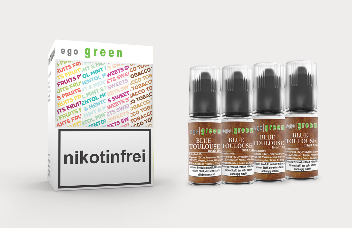 Blue Toulouse Tabak e-Liquid günstig im Vorteilspack 4x10ml kaufen
