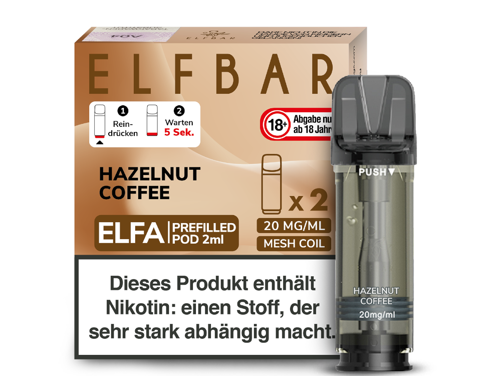 Elfbar ELFA POD Hazelnut Coffee (2x2ml) 20mg