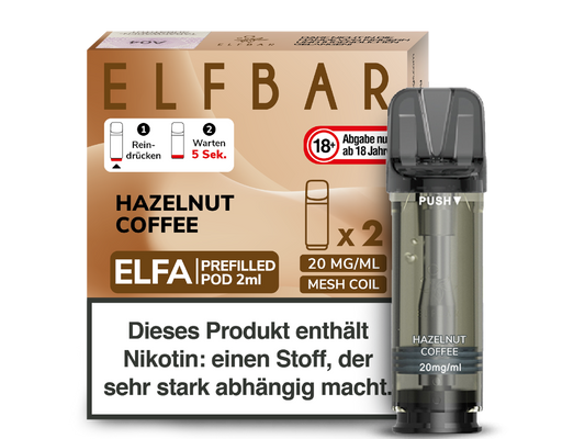 Elfbar ELFA POD Hazelnut Coffee (2x2ml) 20mg