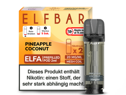 Elfbar ELFA POD Pineapple Coconut (2x2ml) 20mg