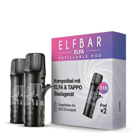 ELFBAR Nachfüll Pods (2x2ml) fÃ¼r Deinen ELFA Akkuträger