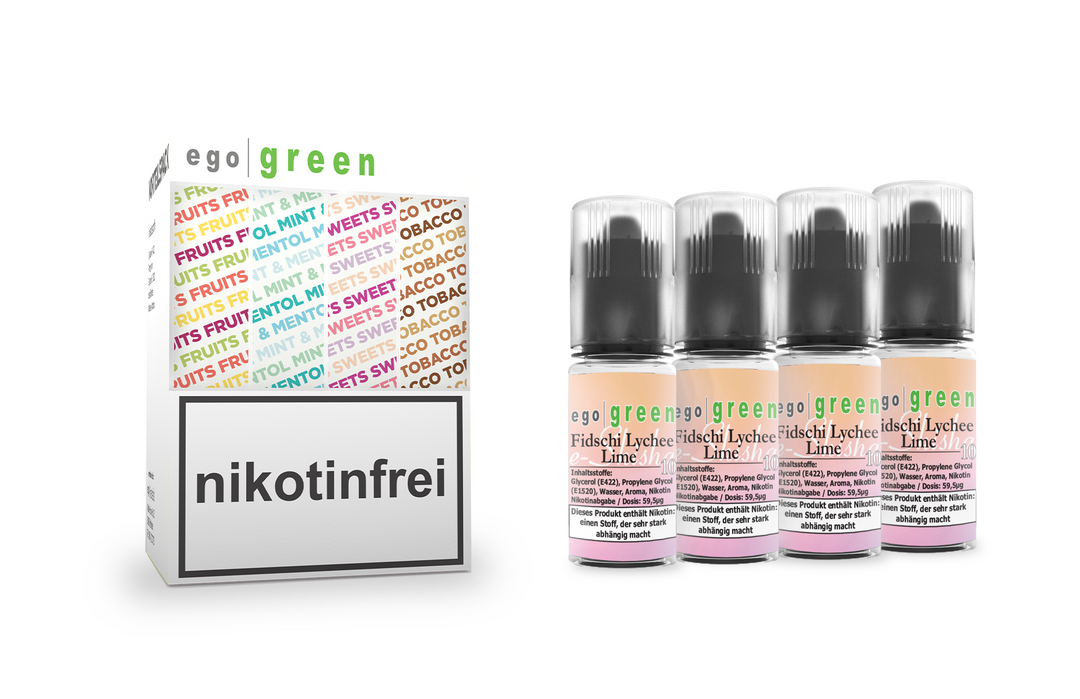 Fidschi Lychee Nikotinsalz e-Liquid günstig im Vorteilspack 4x10ml kaufen