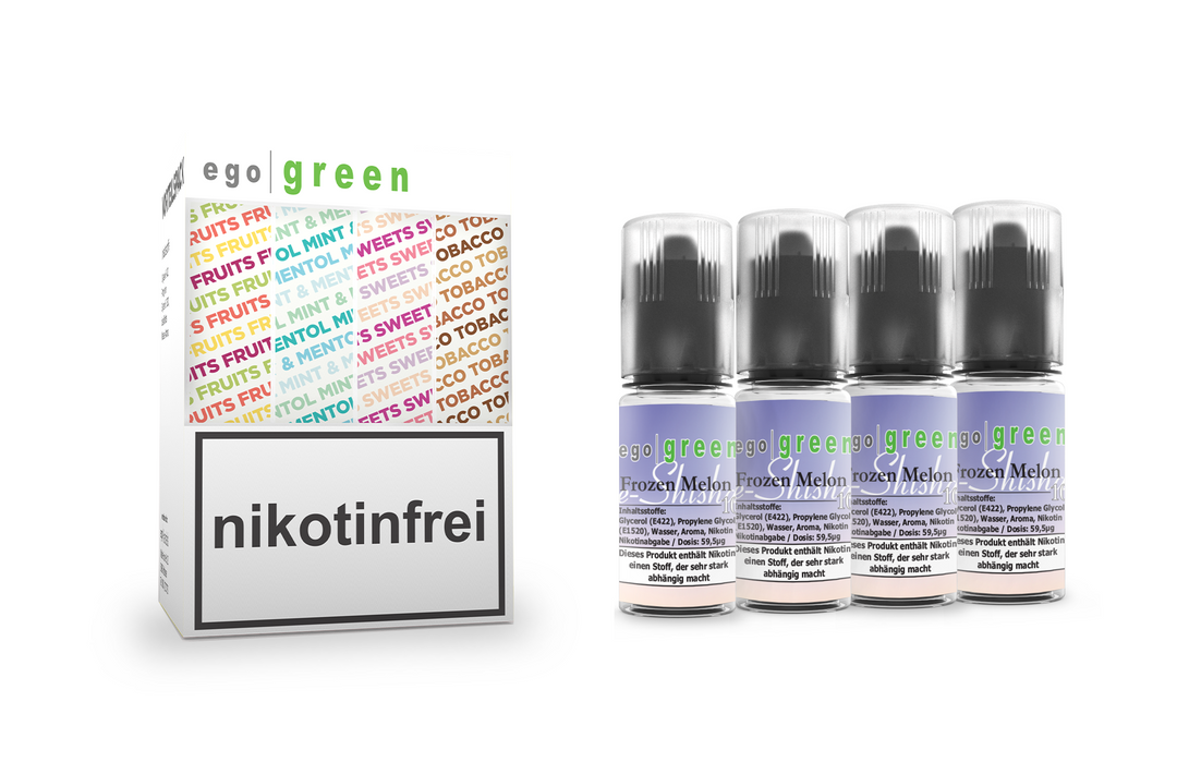 Frozen Melon Nikotinsalz e-Liquid günstig im Vorteilspack 4x10ml kaufen