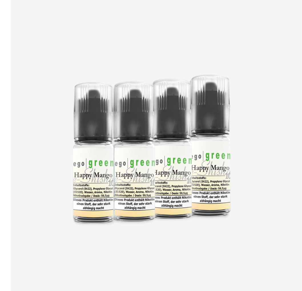 E-Shisha Liquid Happy Mango [Nikotinsalz] 10ml