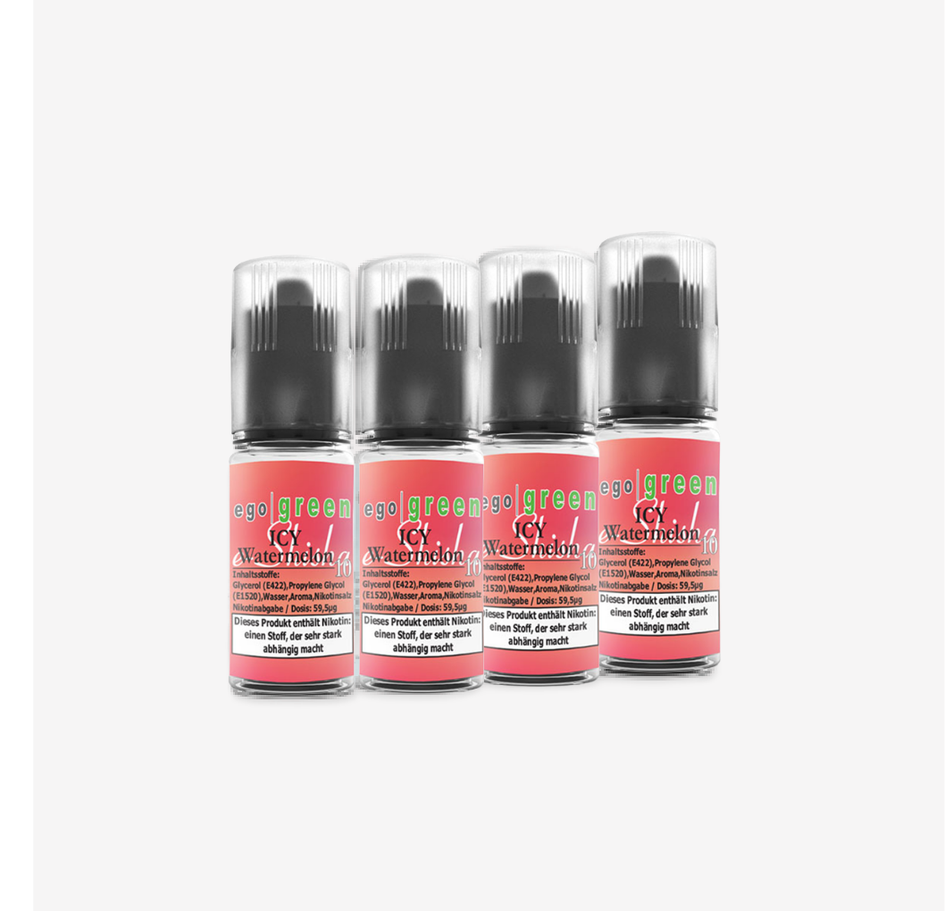 E-Shisha Liquid ICY Watermelon [Nikotinsalz] 10ml