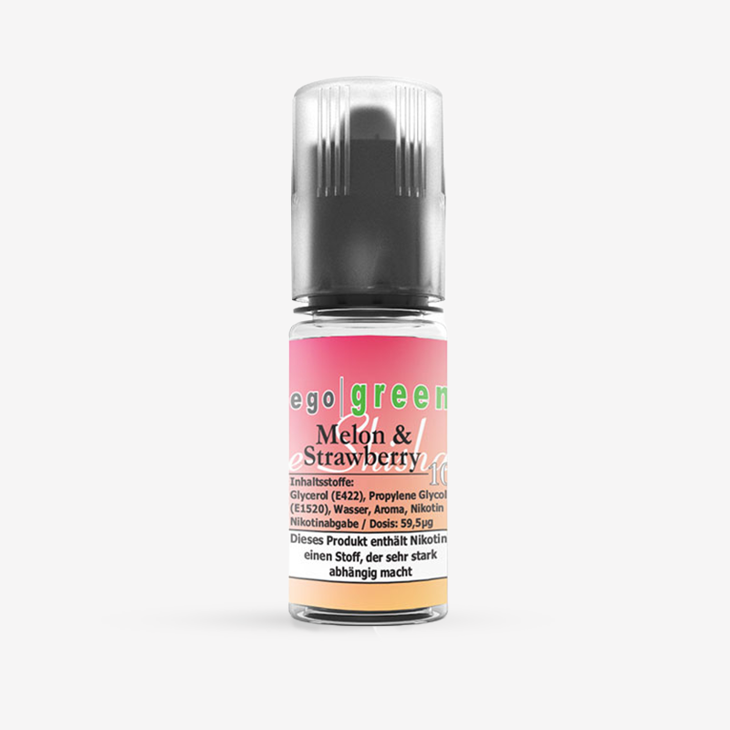 E-Shisha Liquid Melon & Strawberry [Nikotinsalz] 10ml