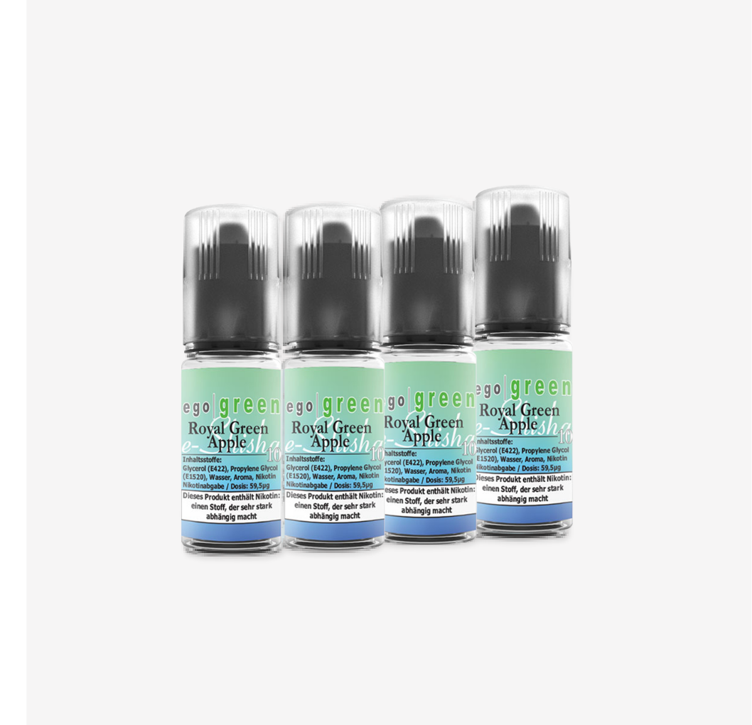 E-Shisha Liquid Royal Green Apple [Nikotinsalz] 10ml