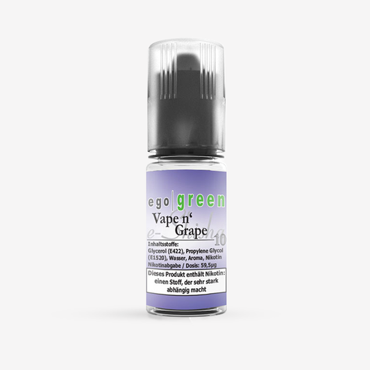 E-Shisha Liquid Vape n' Grape [Nikotinsalz] 10ml