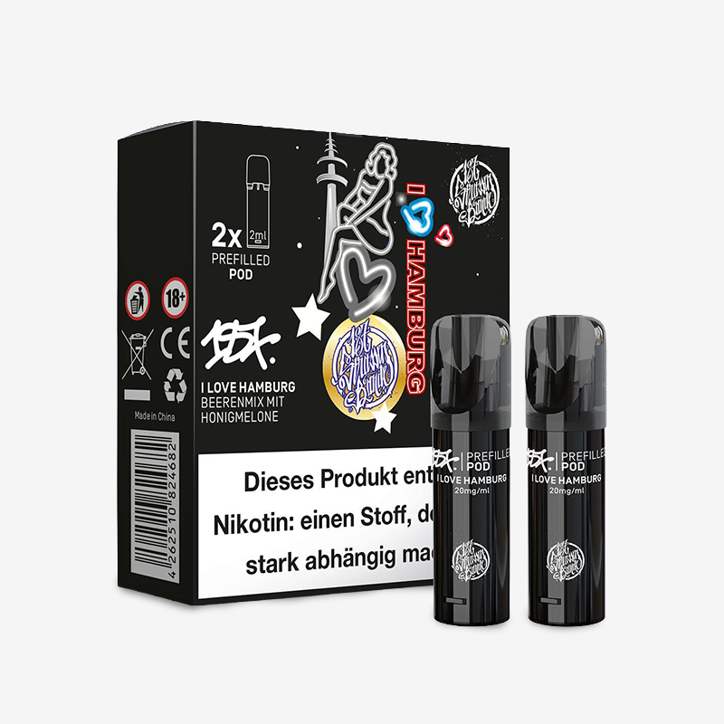 187 Doppel-Pods (2x2ml) 20mg I Love Hamburg