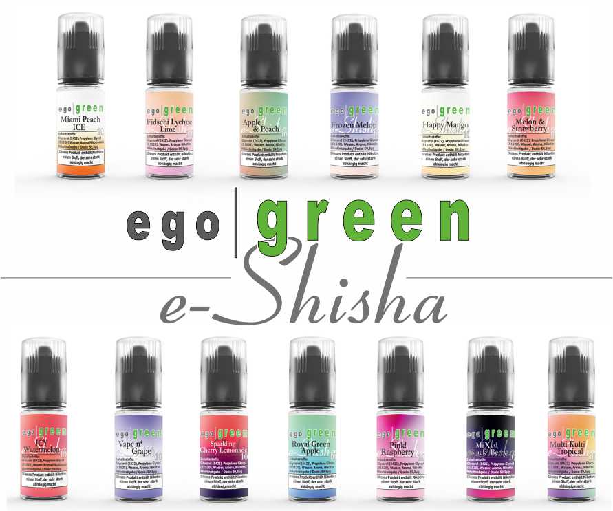 E-Shisha Nikotinsalz Liquid für Mehrweg Vape