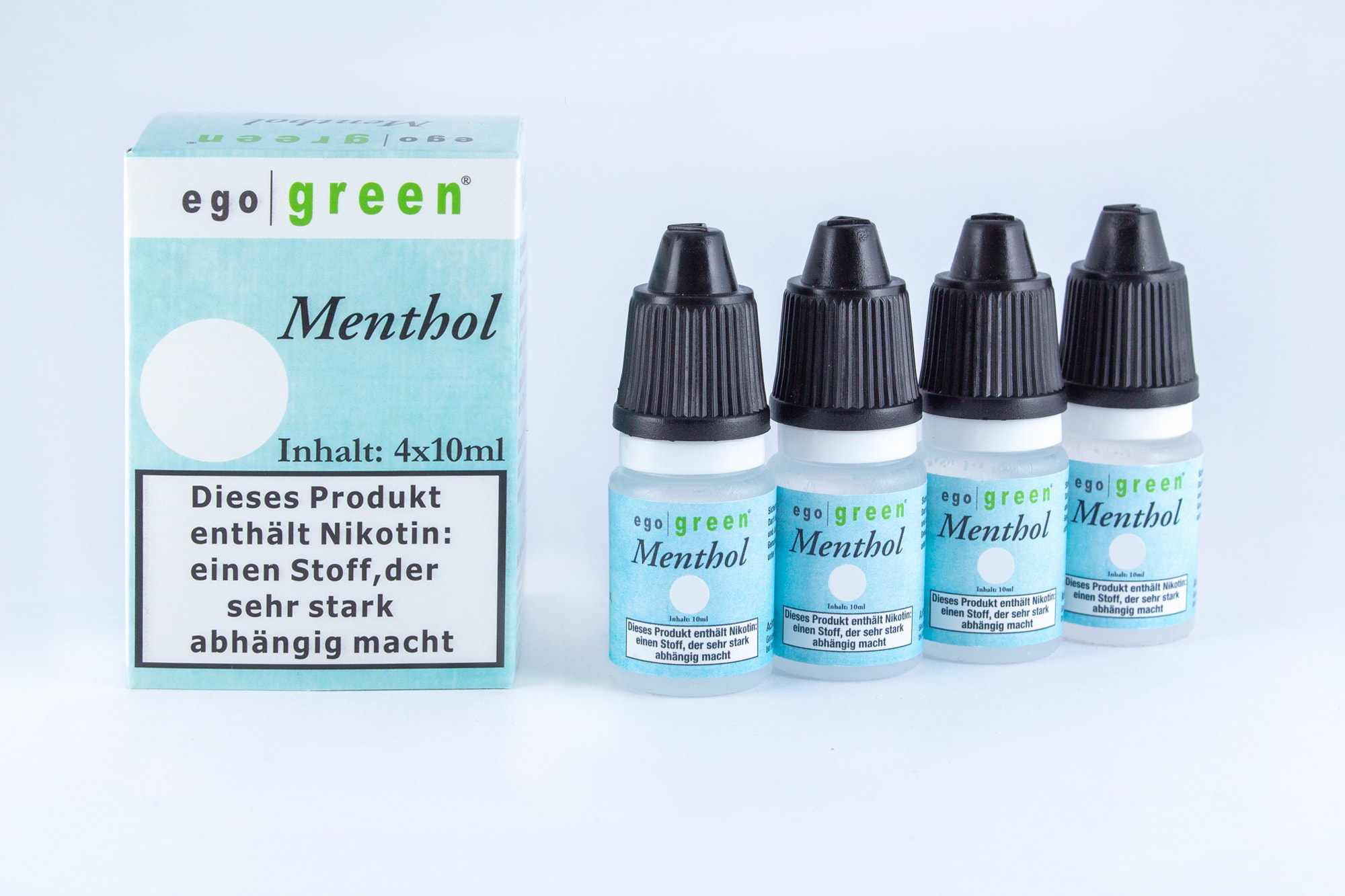 Menthol Liquids für E-Zigaretten
